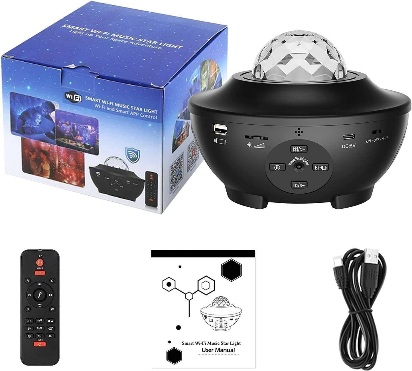 LED Galaxy Light Projector