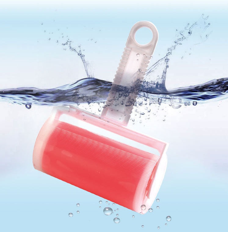 Roller sticking device