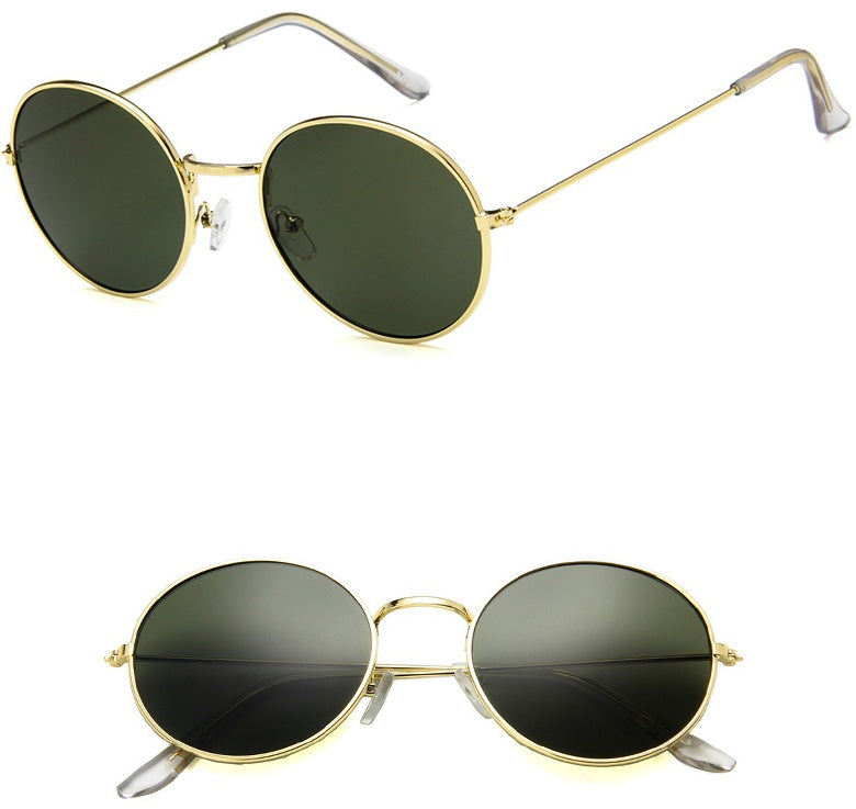 New round jelly sunglasses