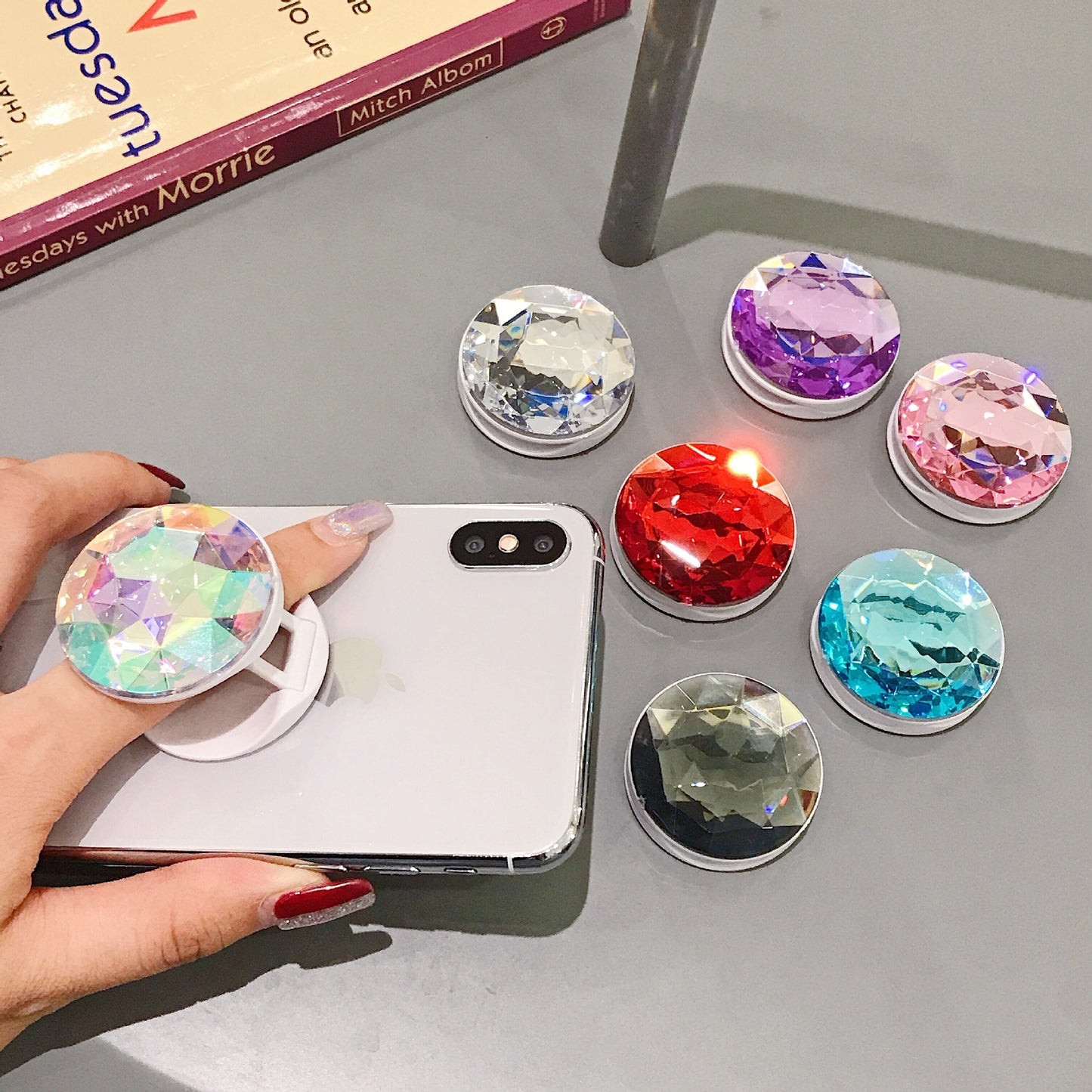 colorful mobile stand