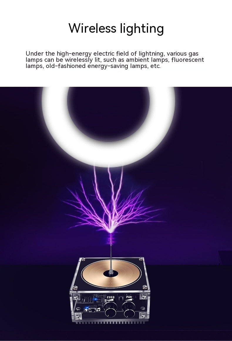 Music Tesla Coil Hand-touching Lightning Bluetooth
