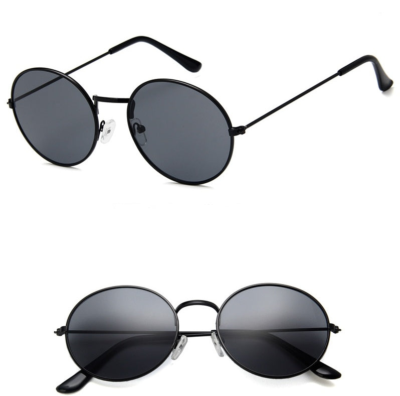 New round jelly sunglasses
