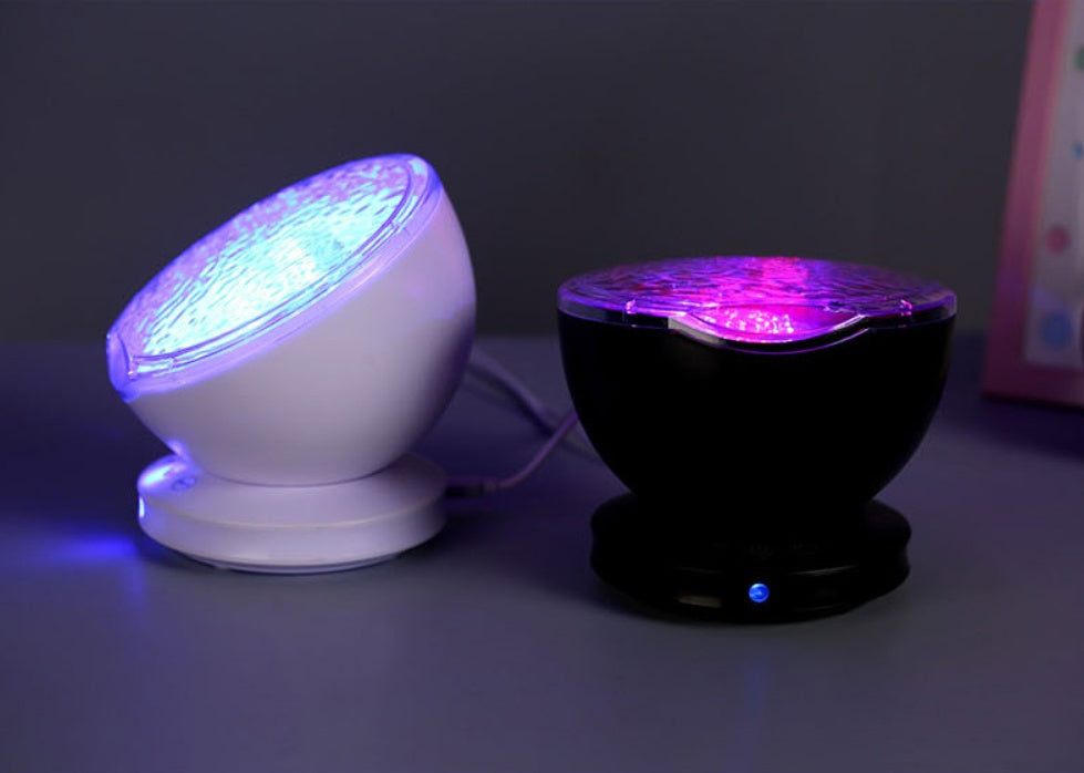 Ocean Wave Projector LED Night Light Remote