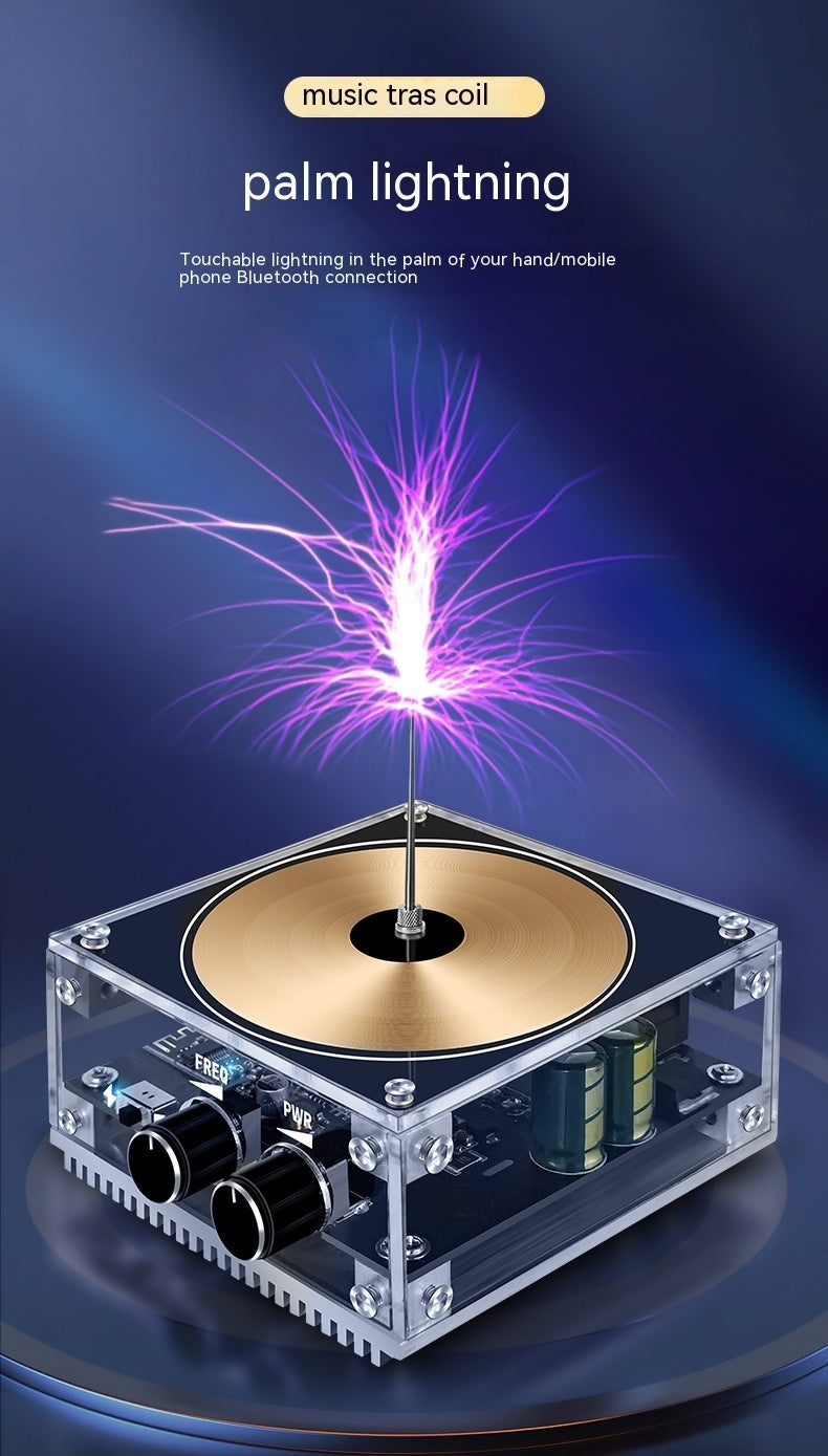 Music Tesla Coil Hand-touching Lightning Bluetooth