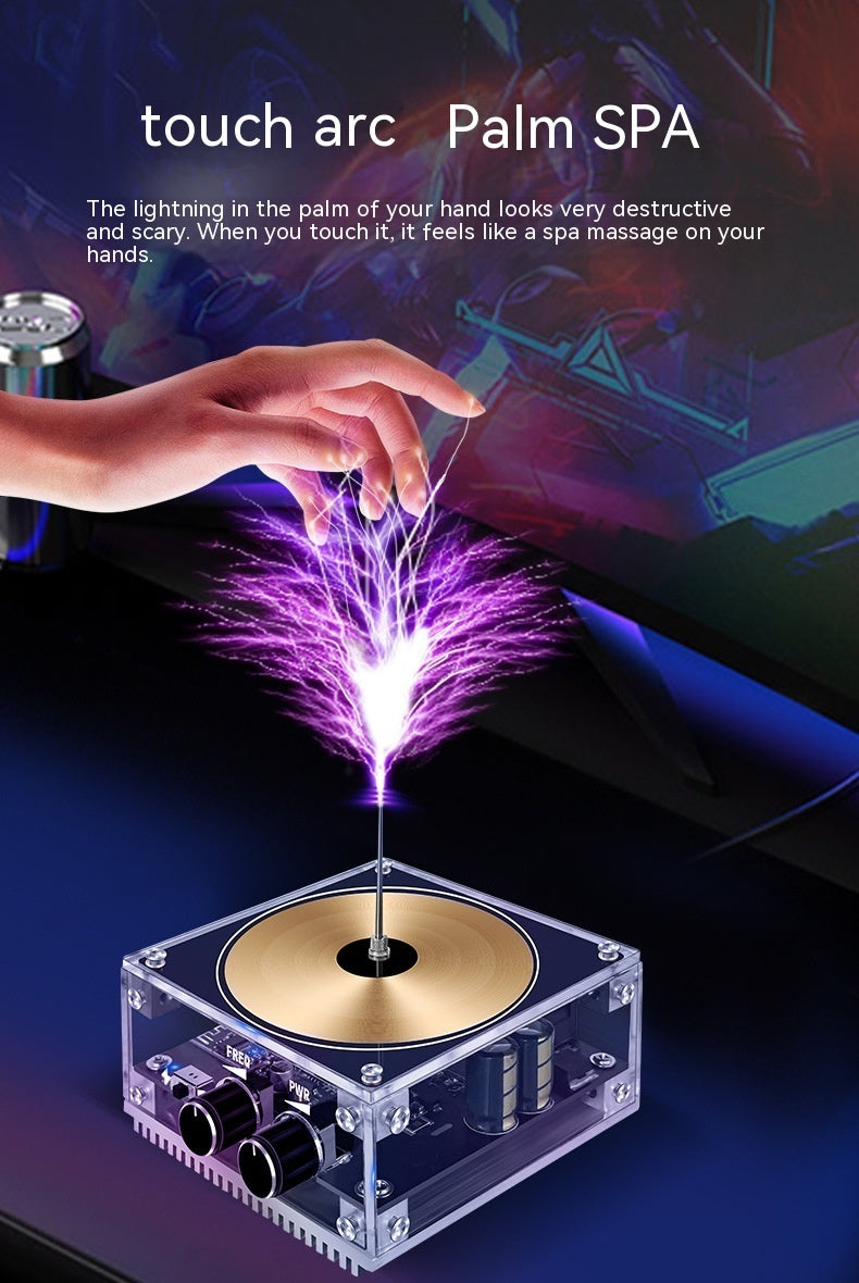 Music Tesla Coil Hand-touching Lightning Bluetooth