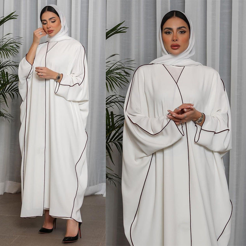 Women's White Patchwork Plus Size
