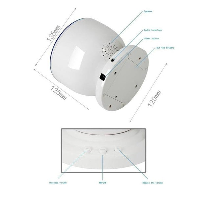 Ocean Wave Projector LED Night Light Remote