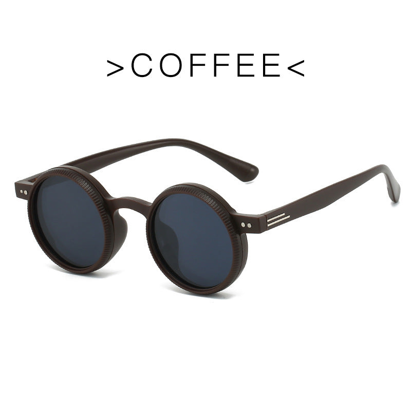 Adjustable Zoom Round Frame Polarized Sunglasses