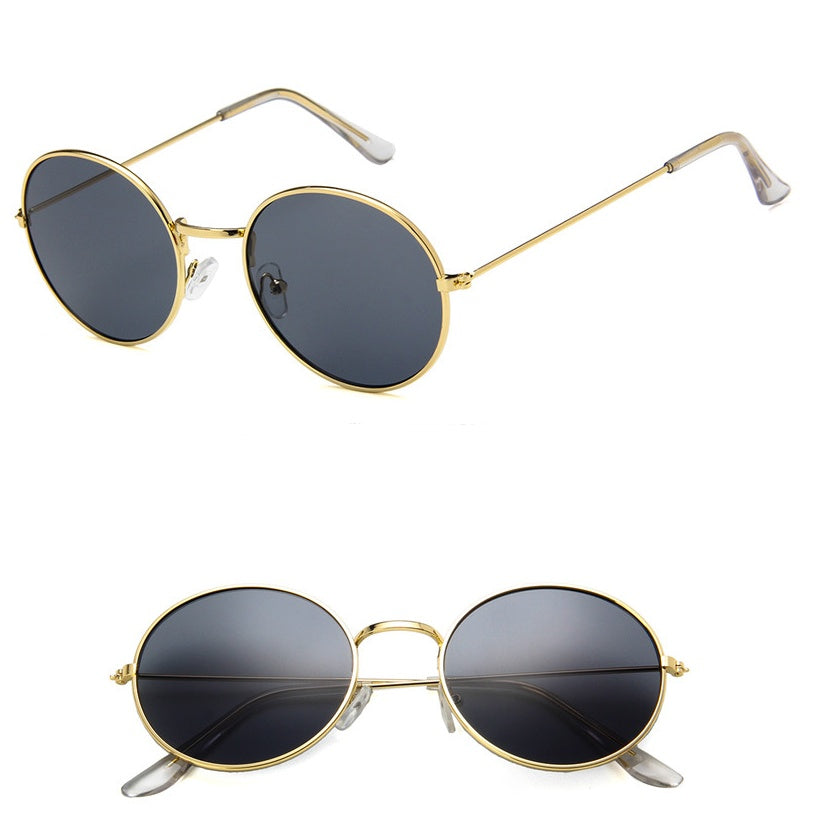 New round jelly sunglasses