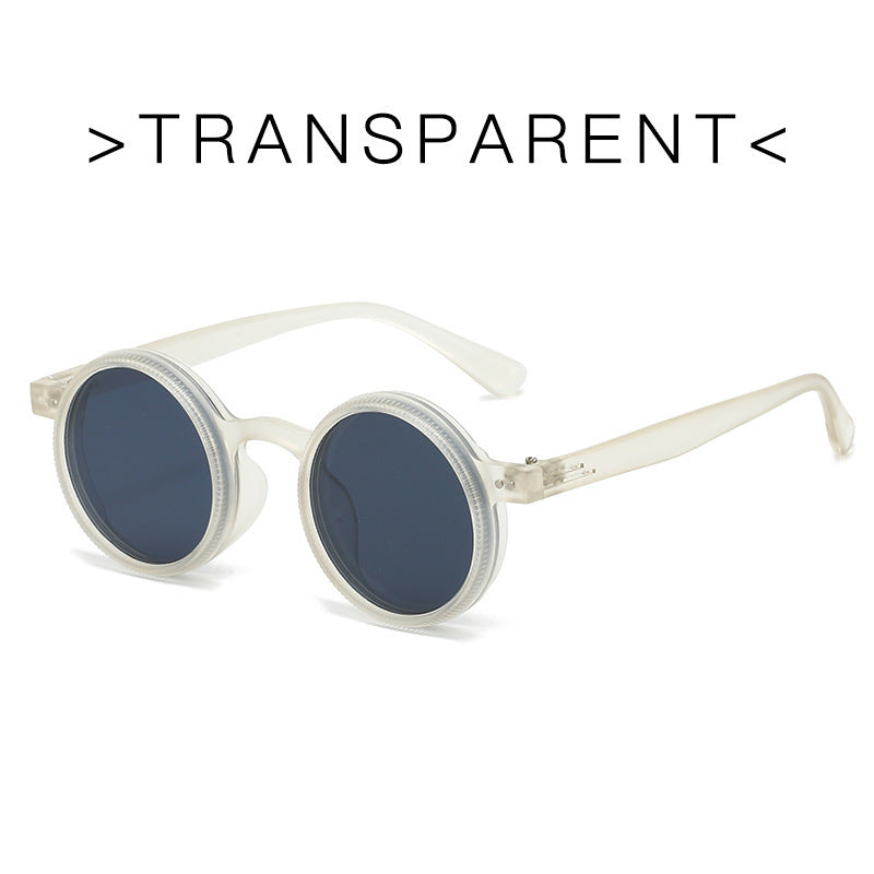 Adjustable Zoom Round Frame Polarized Sunglasses