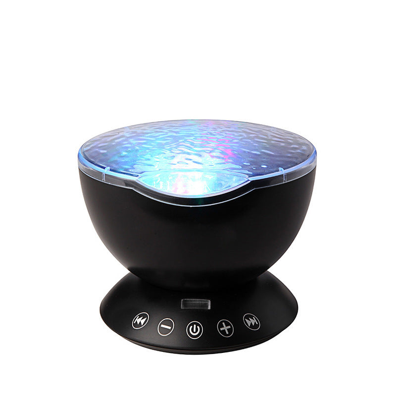 Ocean Wave Projector LED Night Light Remote