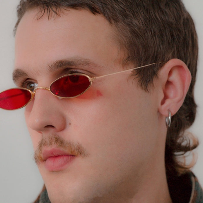Metal Sunglasses Elliptical Sunglasses