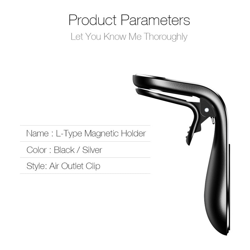 Magnetic Car Phone Holder Stand 360