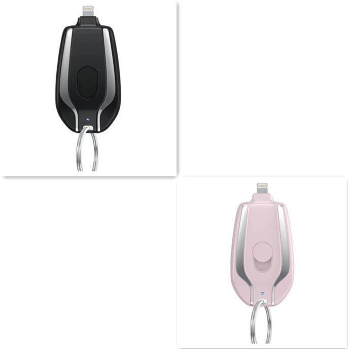 Keyring Charging Bank Wireless Portable 1500 Mah