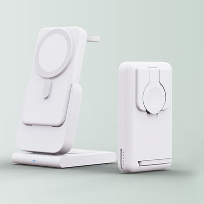 Magnetic Power Bank Three-in-one Removable Folding With Bracket