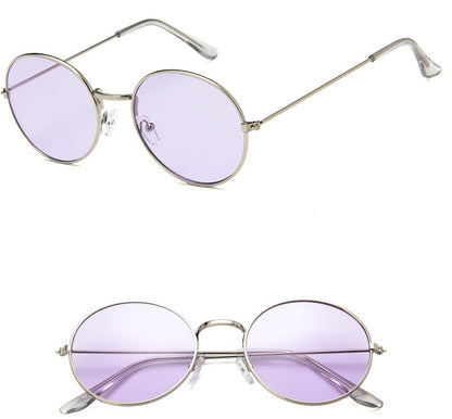 New round jelly sunglasses