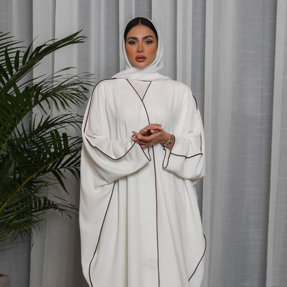 Women's White Patchwork Plus Size