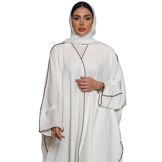Women's White Patchwork Plus Size