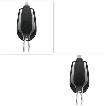 Keyring Charging Bank Wireless Portable 1500 Mah