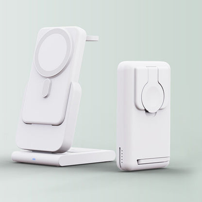 Magnetic Power Bank Three-in-one Removable Folding With Bracket