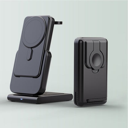 Magnetic Power Bank Three-in-one Removable Folding With Bracket