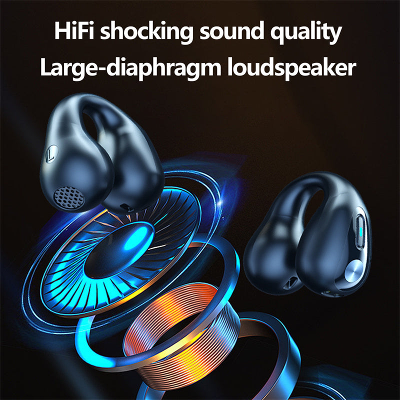 Ear Clip Bluetooth 5.3 Touch Wireless