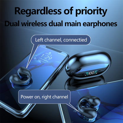 Ear Clip Bluetooth 5.3 Touch Wireless