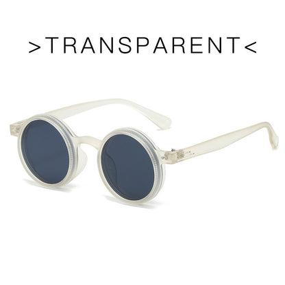 Adjustable Zoom Round Frame Polarized Sunglasses