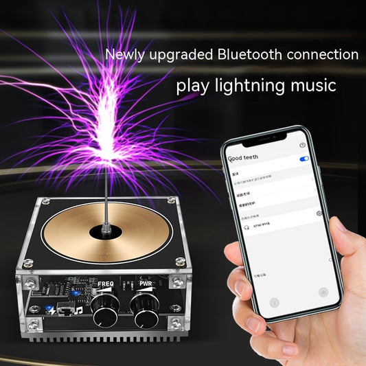 Music Tesla Coil Hand-touching Lightning Bluetooth