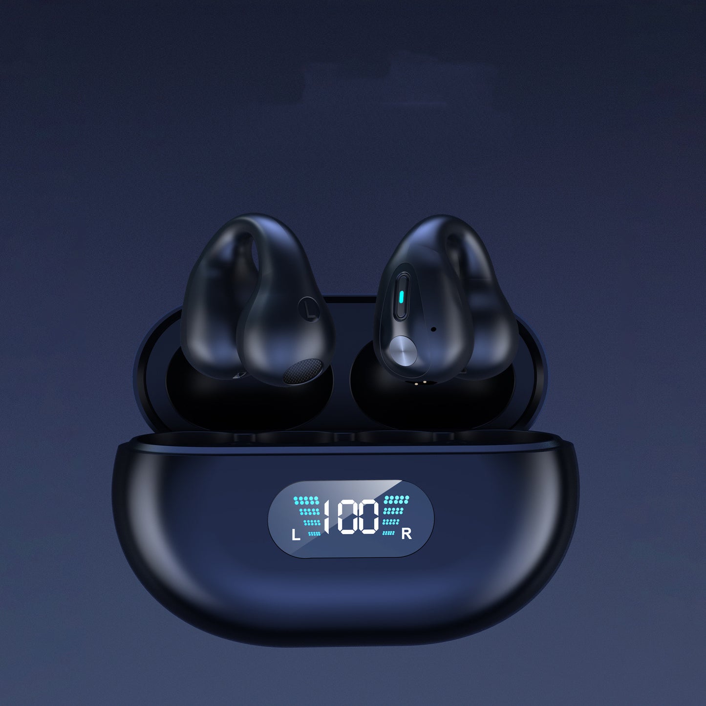 Ear Clip Bluetooth 5.3 Touch Wireless
