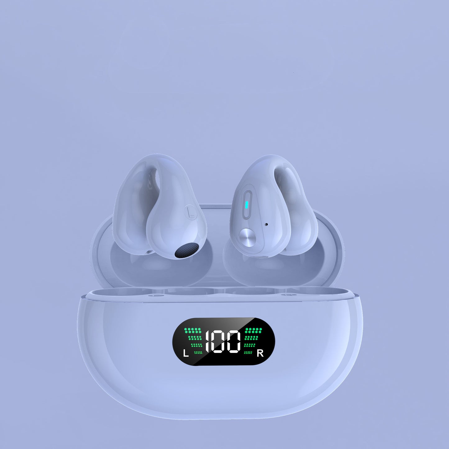 Ear Clip Bluetooth 5.3 Touch Wireless
