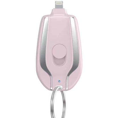 Keyring Charging Bank Wireless Portable 1500 Mah