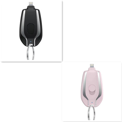 Keyring Charging Bank Wireless Portable 1500 Mah